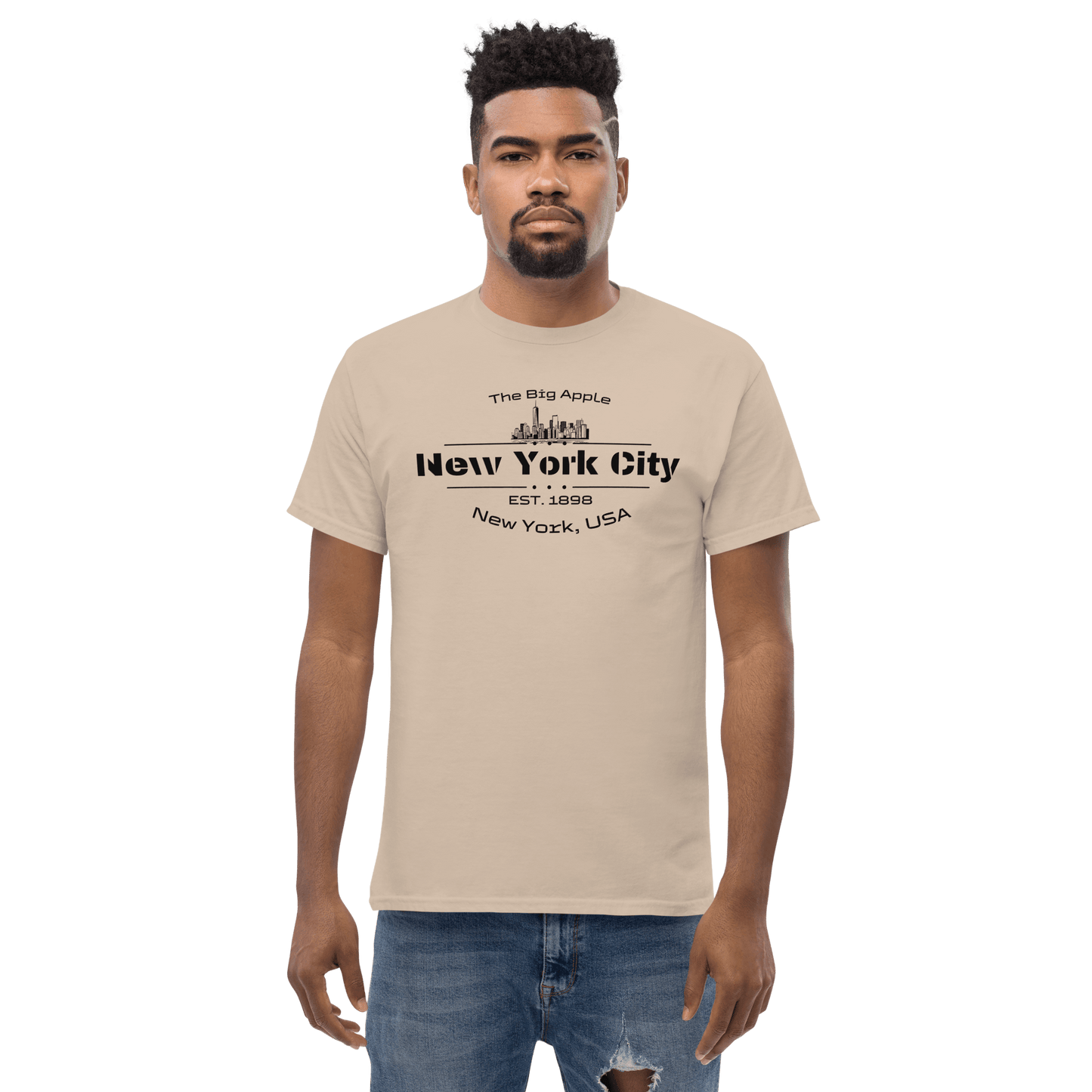 Klassisches Herren T-Shirt "New York City" - Artexio