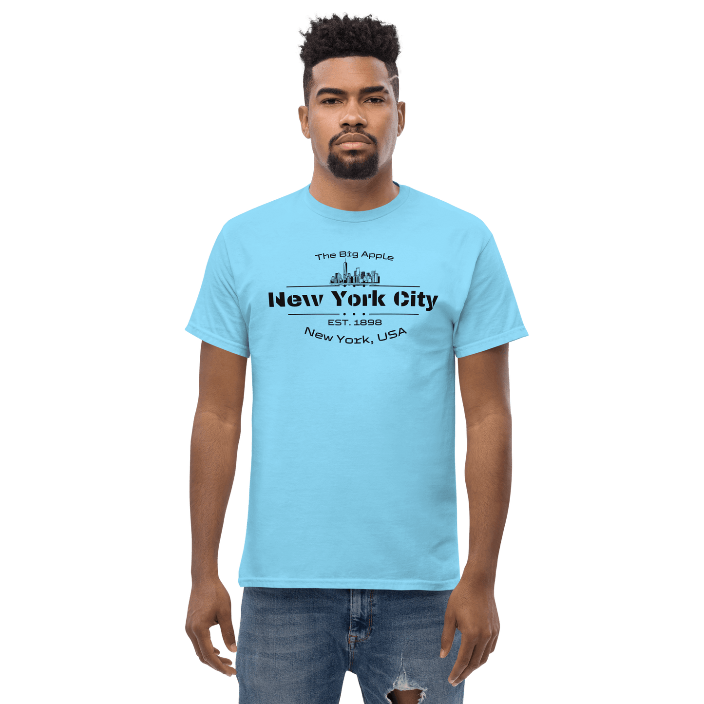 Klassisches Herren T-Shirt "New York City" - Artexio