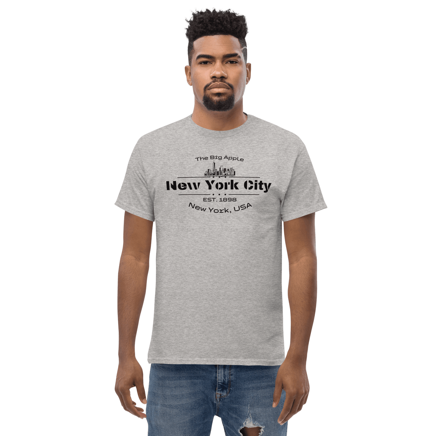 Klassisches Herren T-Shirt "New York City" - Artexio