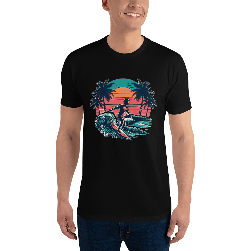 Kurzärmeliges T-Shirt "Surfing" - Artexio