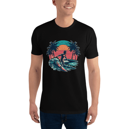 Kurzärmeliges T-Shirt "Surfing" - Artexio