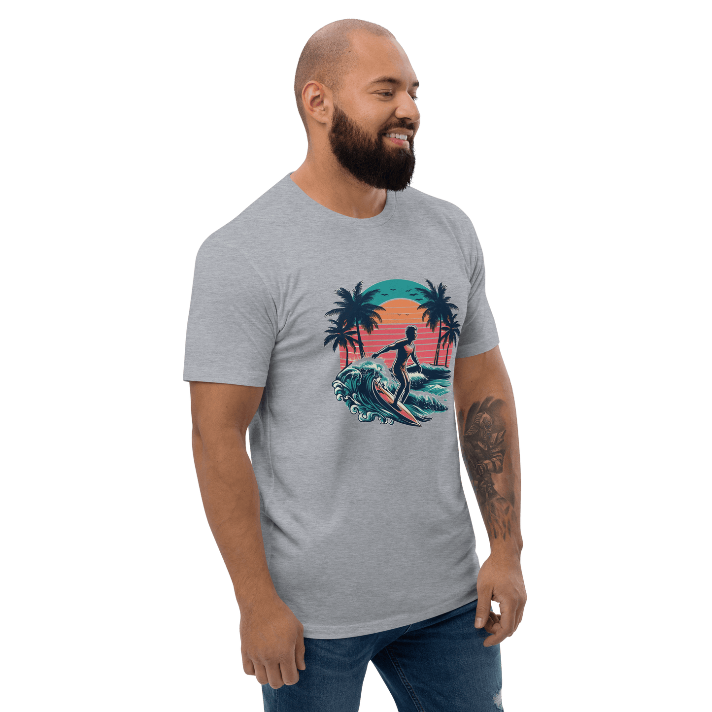 Kurzärmeliges T-Shirt "Surfing" - Artexio