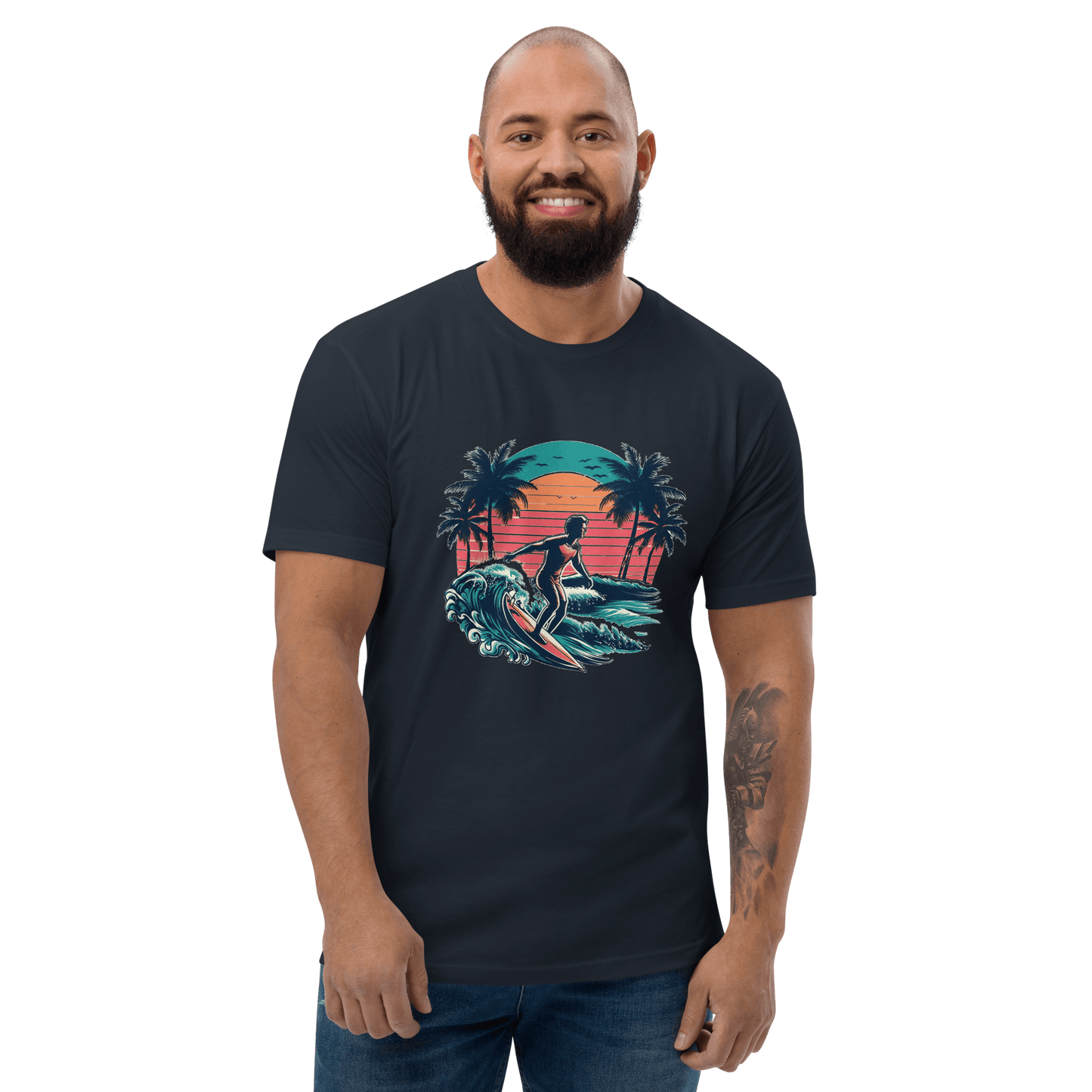 Kurzärmeliges T-Shirt "Surfing" - Artexio