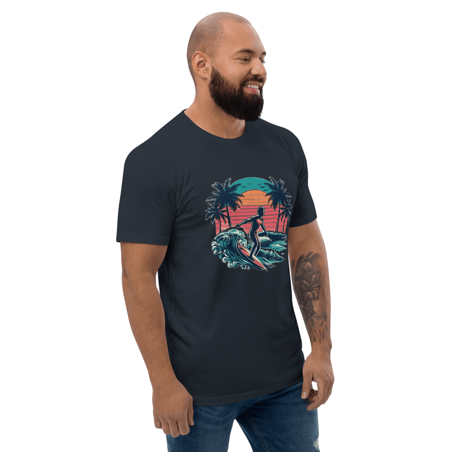 Kurzärmeliges T-Shirt "Surfing" - Artexio