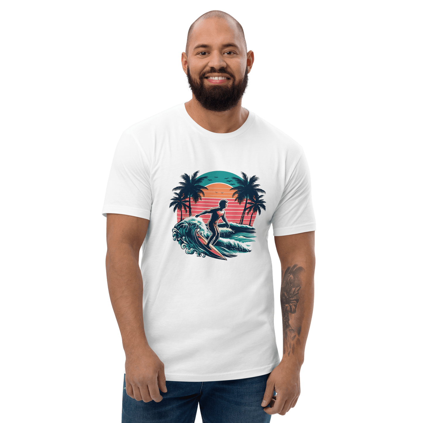 Kurzärmeliges T-Shirt "Surfing" - Artexio