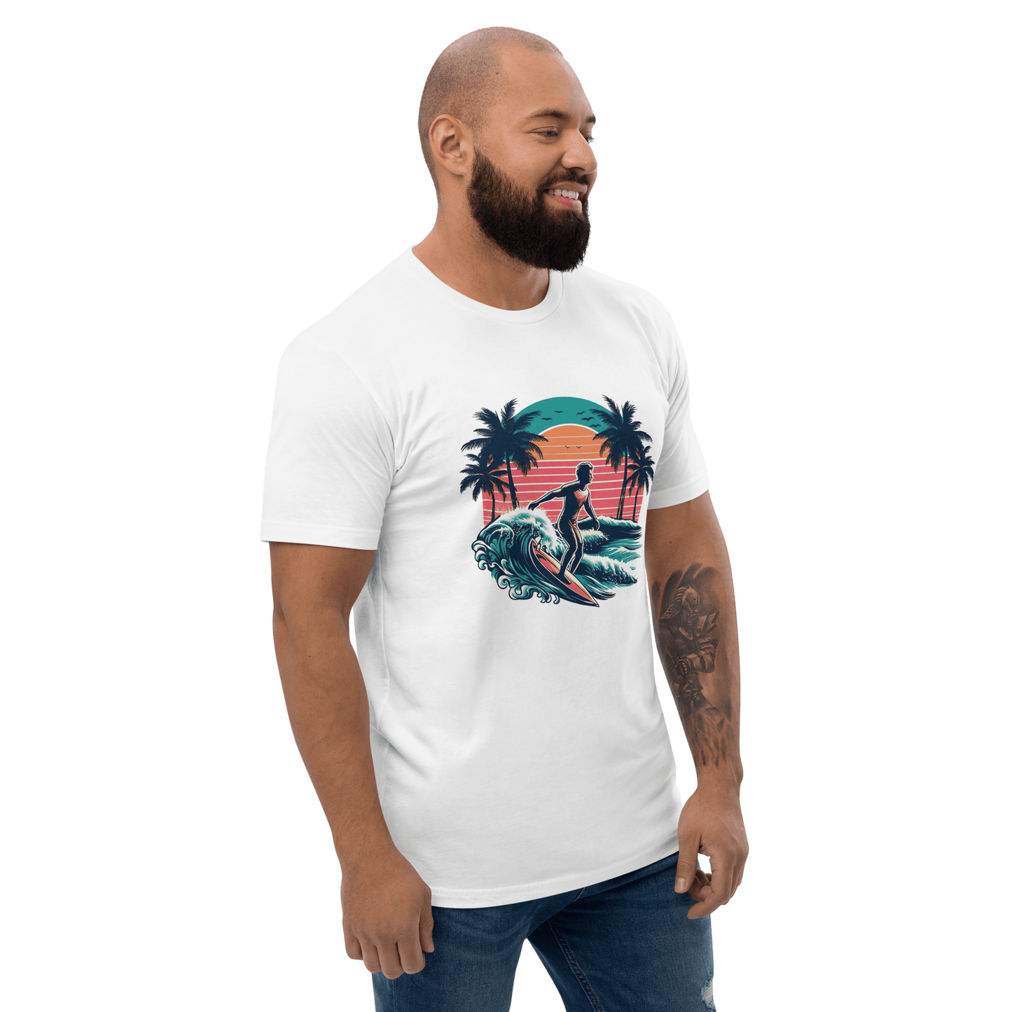 Kurzärmeliges T-Shirt "Surfing" - Artexio