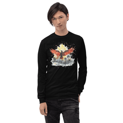 Herren Langarmshirt "Firebird" - Artexio