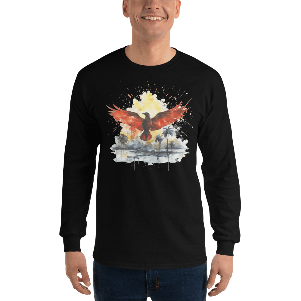 Herren Langarmshirt "Firebird" - Artexio