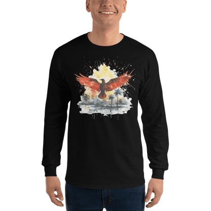 Herren Langarmshirt "Firebird" - Artexio