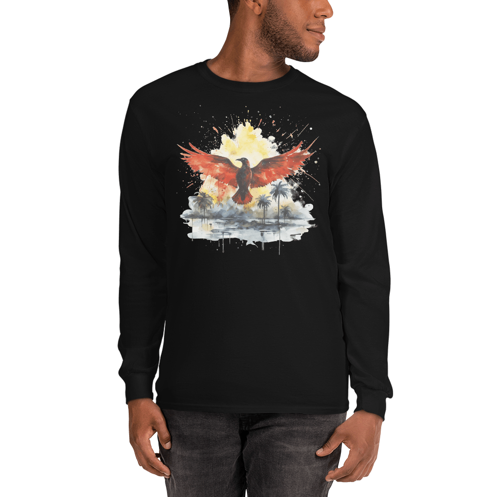 Herren Langarmshirt "Firebird" - Artexio