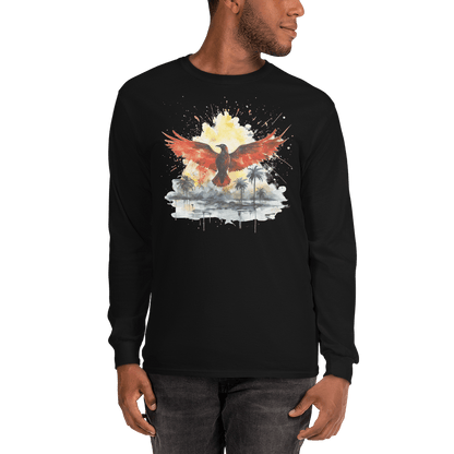 Herren Langarmshirt "Firebird" - Artexio