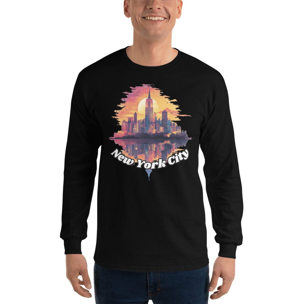 Herren Langarmshirt "New York City" - Artexio