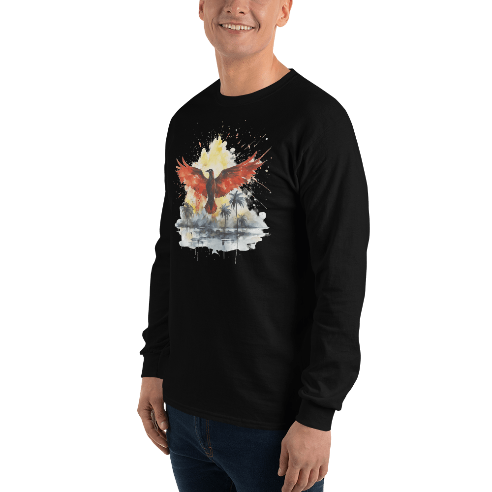 Herren Langarmshirt "Firebird" - Artexio