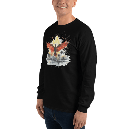 Herren Langarmshirt "Firebird" - Artexio