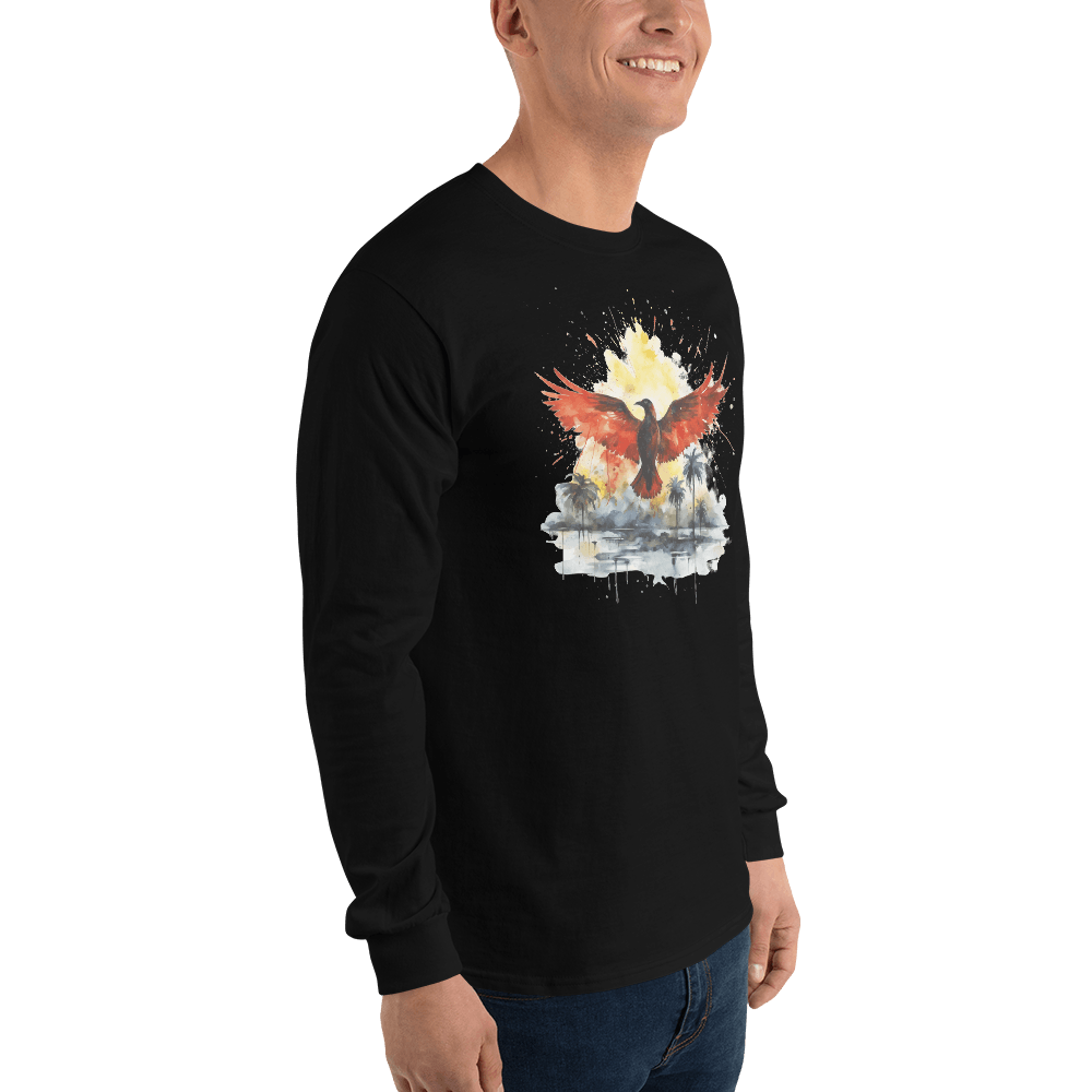 Herren Langarmshirt "Firebird" - Artexio