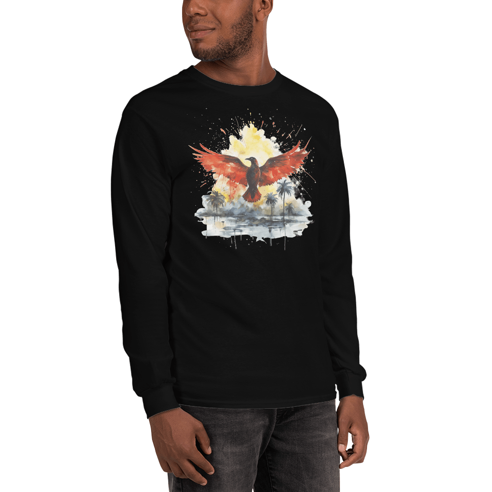 Herren Langarmshirt "Firebird" - Artexio