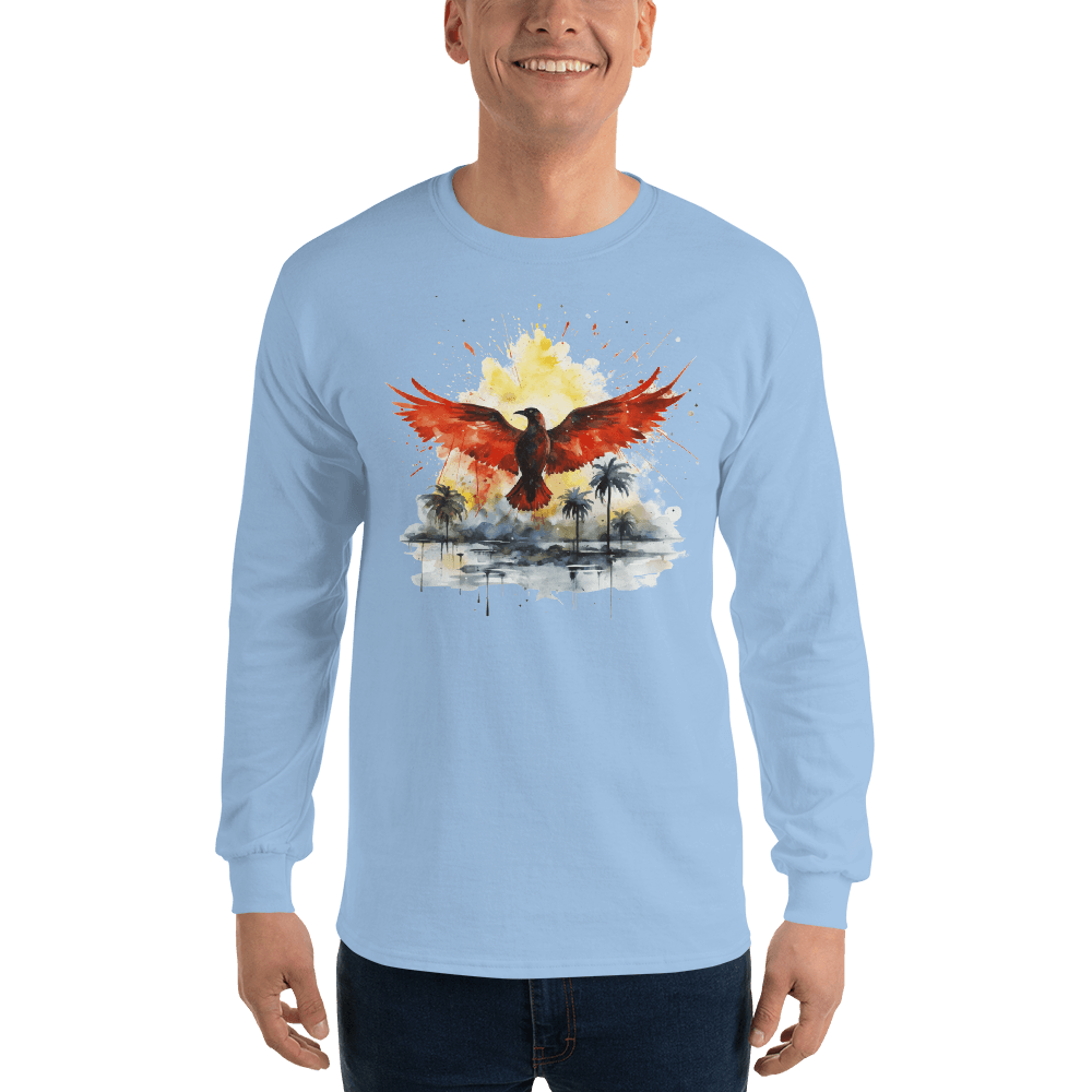 Herren Langarmshirt "Firebird" - Artexio