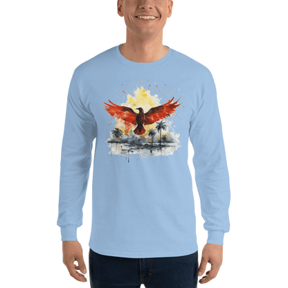 Herren Langarmshirt "Firebird" - Artexio