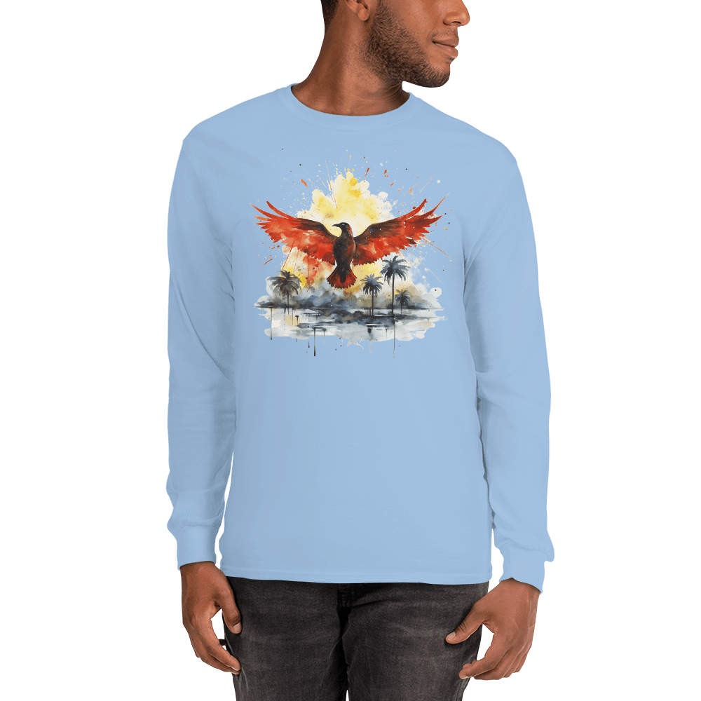 Herren Langarmshirt "Firebird" - Artexio