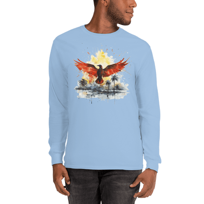 Herren Langarmshirt "Firebird" - Artexio