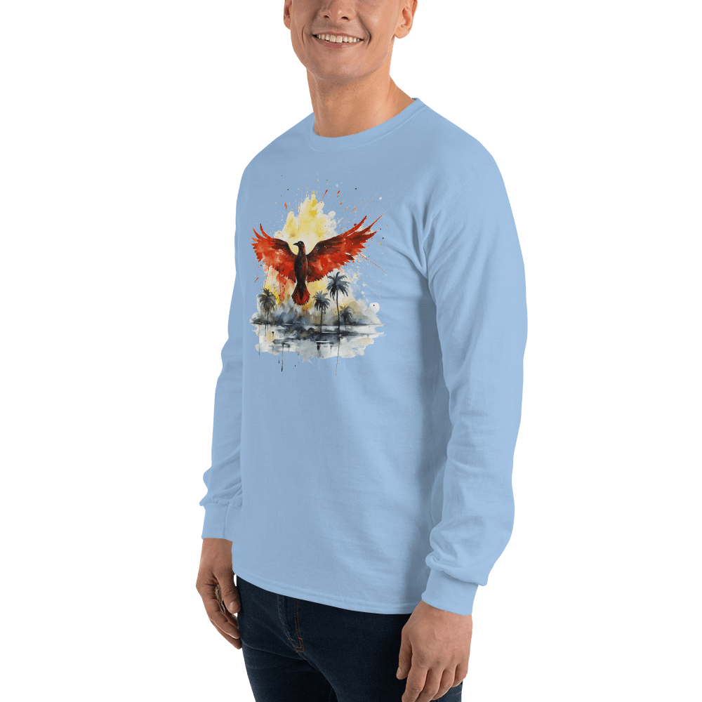 Herren Langarmshirt "Firebird" - Artexio