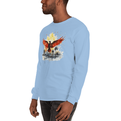 Herren Langarmshirt "Firebird" - Artexio