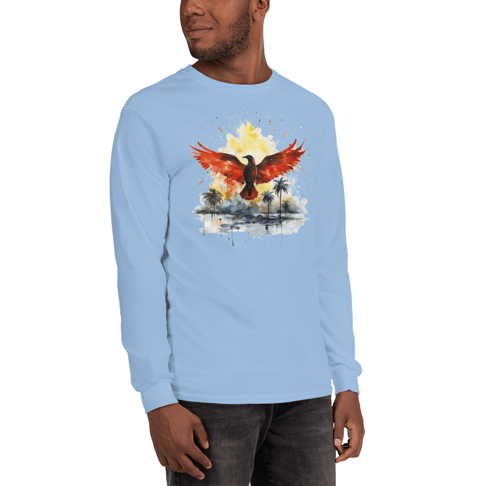 Herren Langarmshirt "Firebird" - Artexio