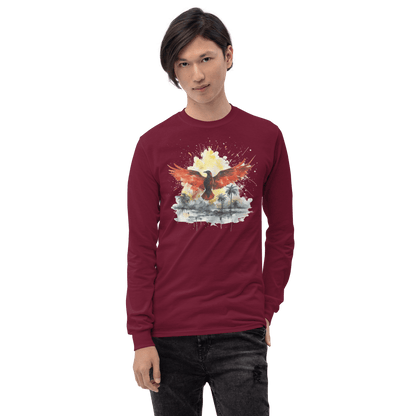 Herren Langarmshirt "Firebird" - Artexio