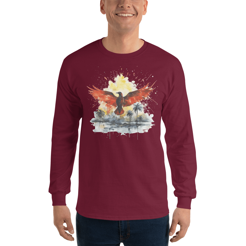 Herren Langarmshirt "Firebird" - Artexio