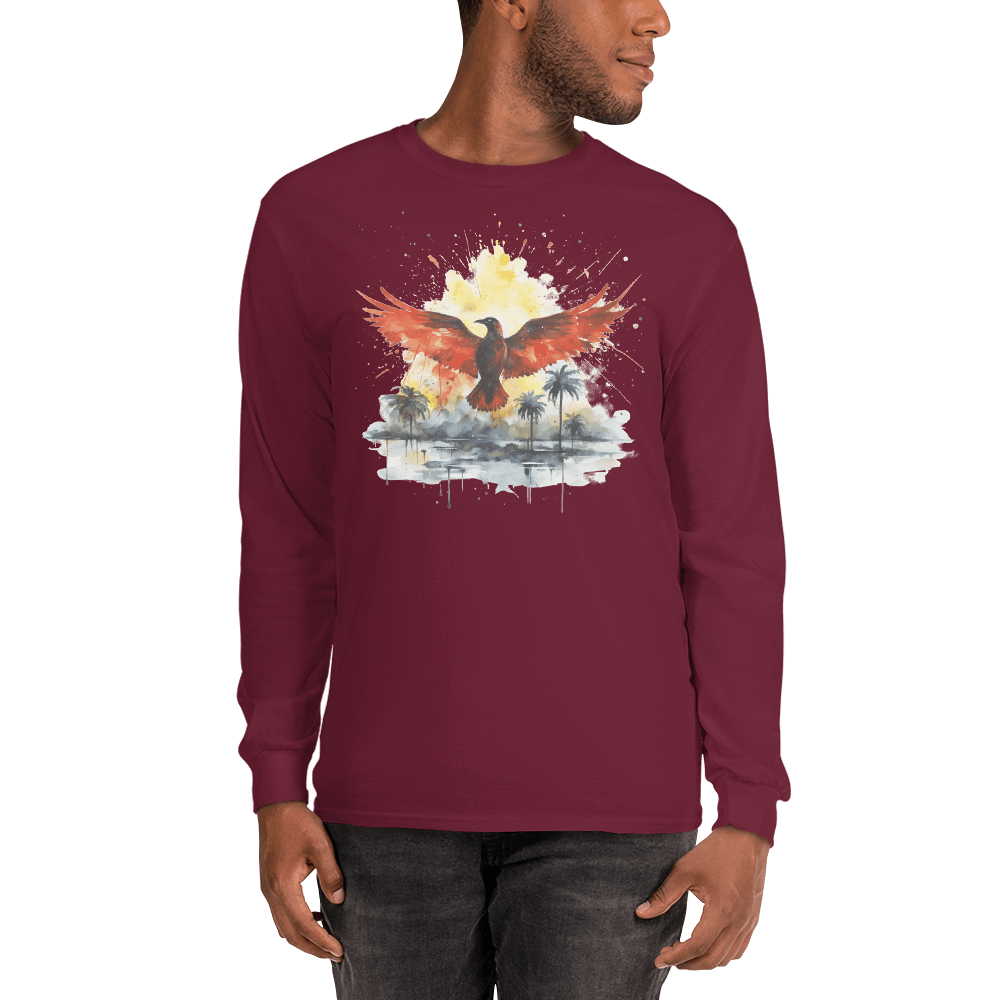 Herren Langarmshirt "Firebird" - Artexio