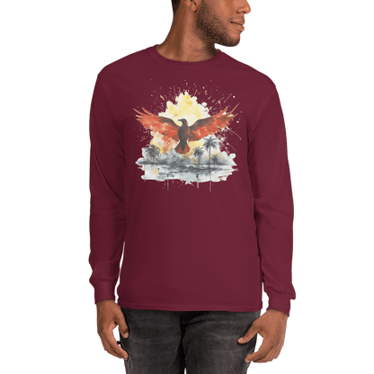 Herren Langarmshirt "Firebird" - Artexio