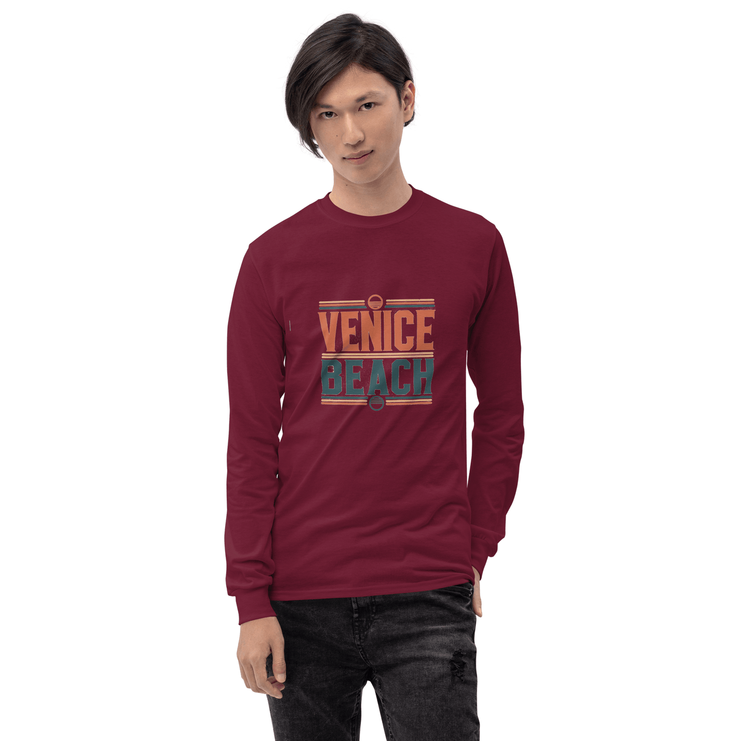 Herren Langarmshirt "Venice Beach" - Artexio