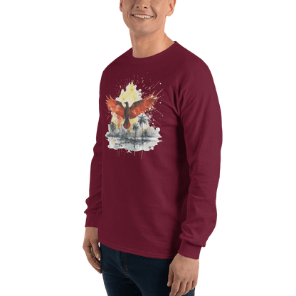 Herren Langarmshirt "Firebird" - Artexio