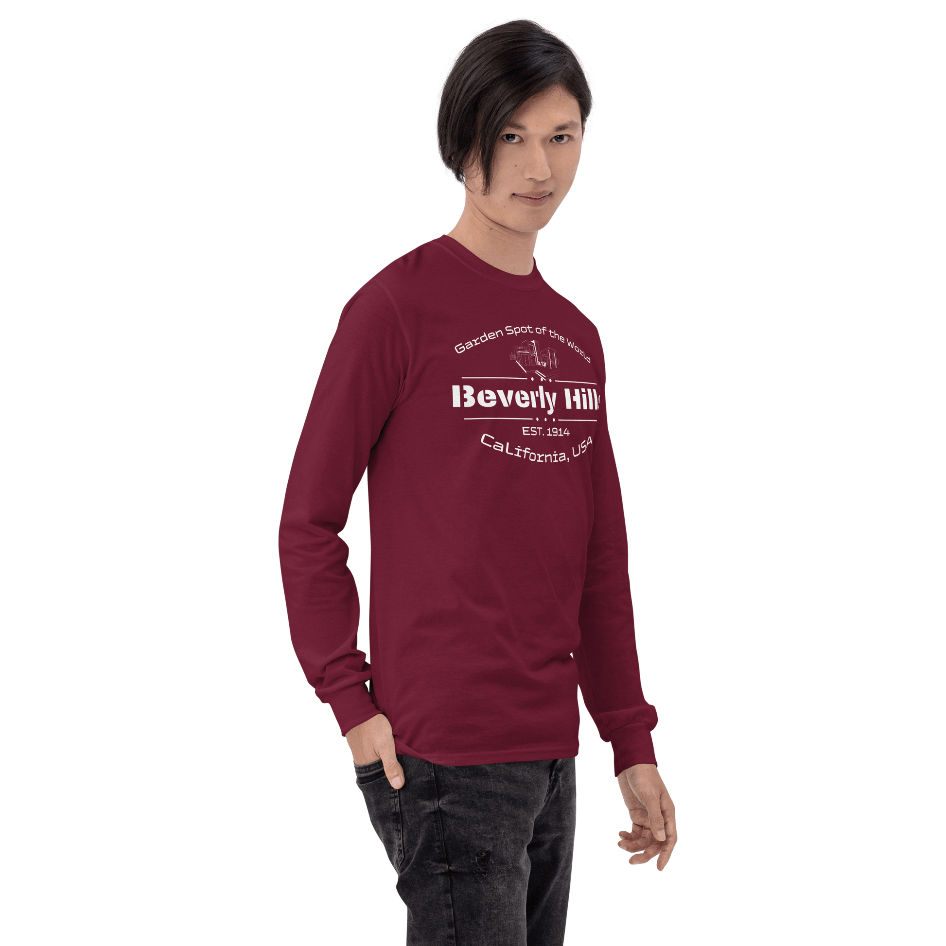 Herren Langarmshirt "Beverly Hills" - Artexio