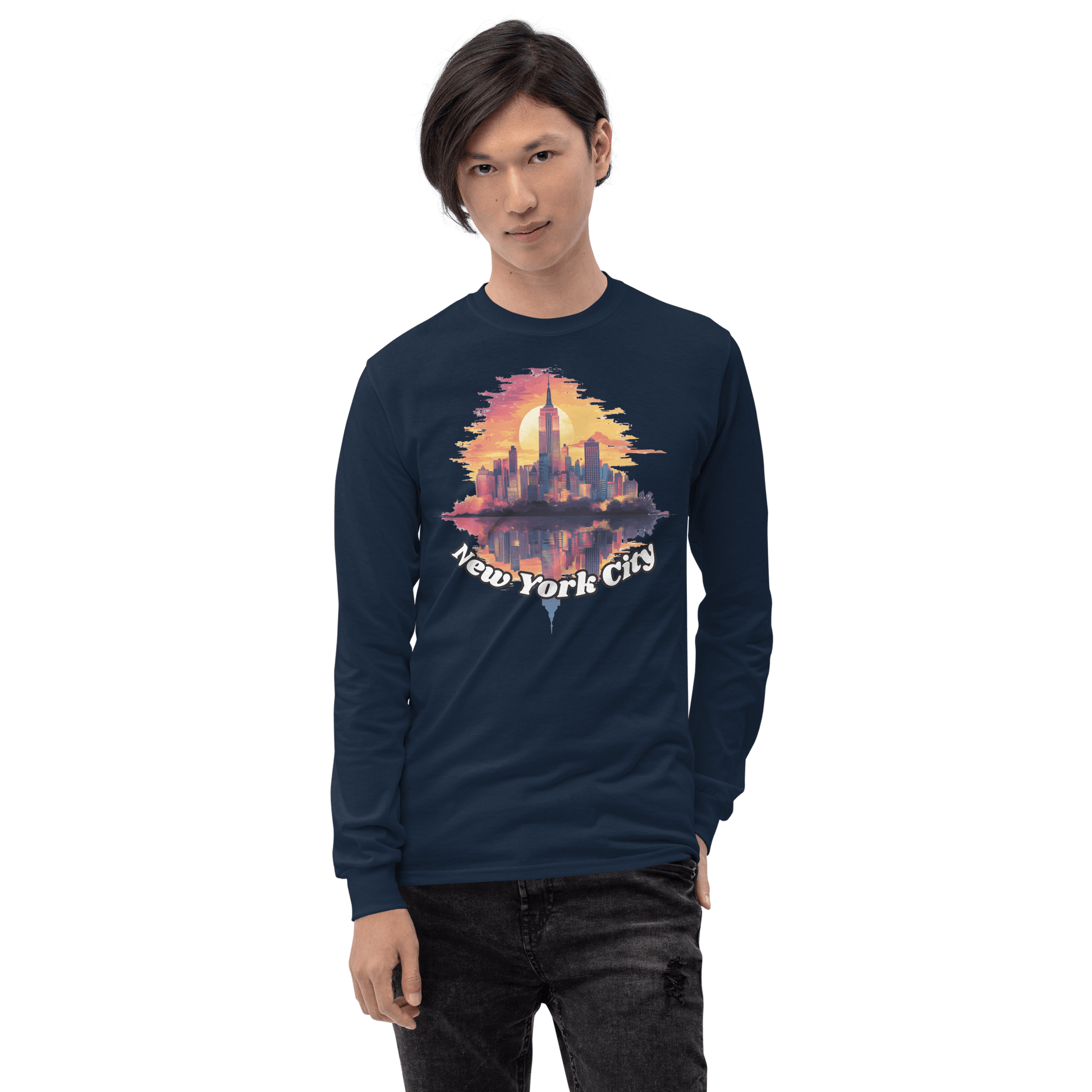 Herren Langarmshirt "New York City" - Artexio