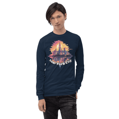 Herren Langarmshirt "New York City" - Artexio