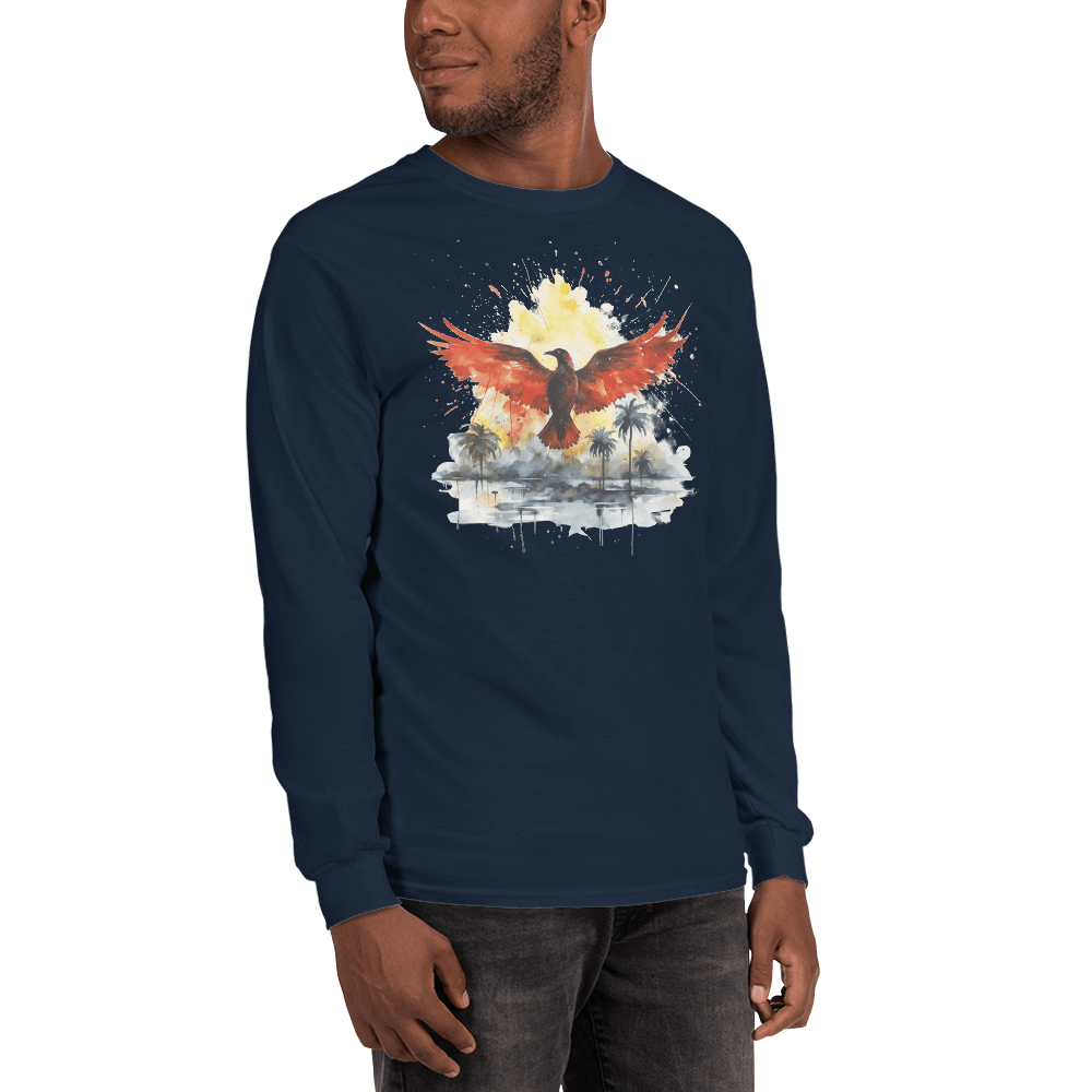 Herren Langarmshirt "Firebird" - Artexio