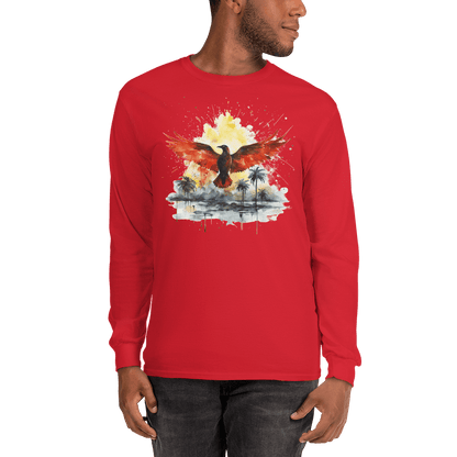 Herren Langarmshirt "Firebird" - Artexio