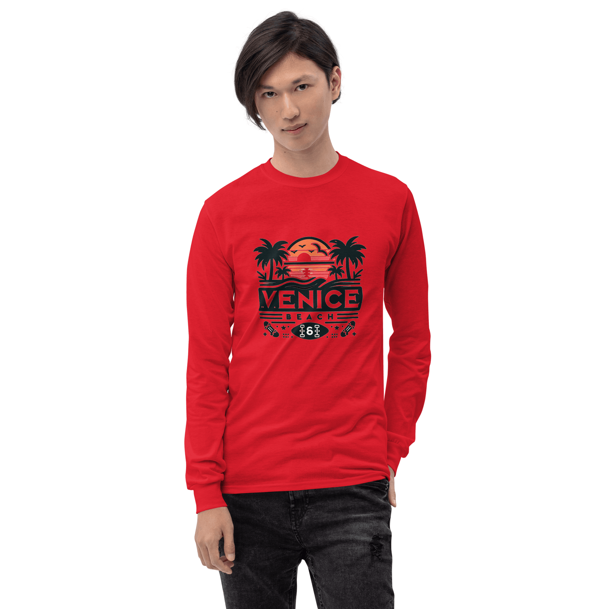 Herren Langarmshirt "Venice Beach" - Artexio