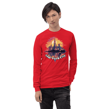 Herren Langarmshirt "New York City" - Artexio