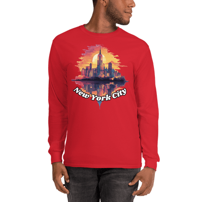 Herren Langarmshirt "New York City" - Artexio