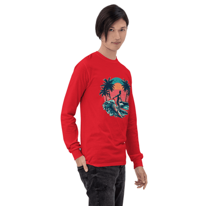 Herren Langarmshirt "Surfing" - Artexio