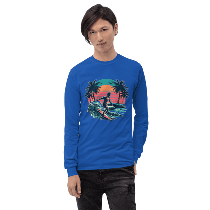 Herren Langarmshirt "Surfing" - Artexio