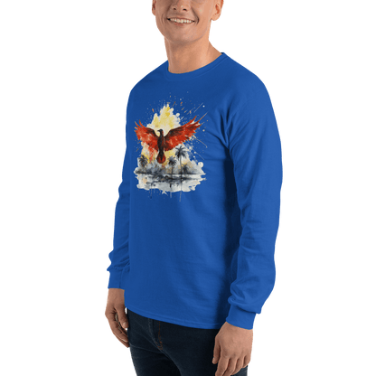 Herren Langarmshirt "Firebird" - Artexio