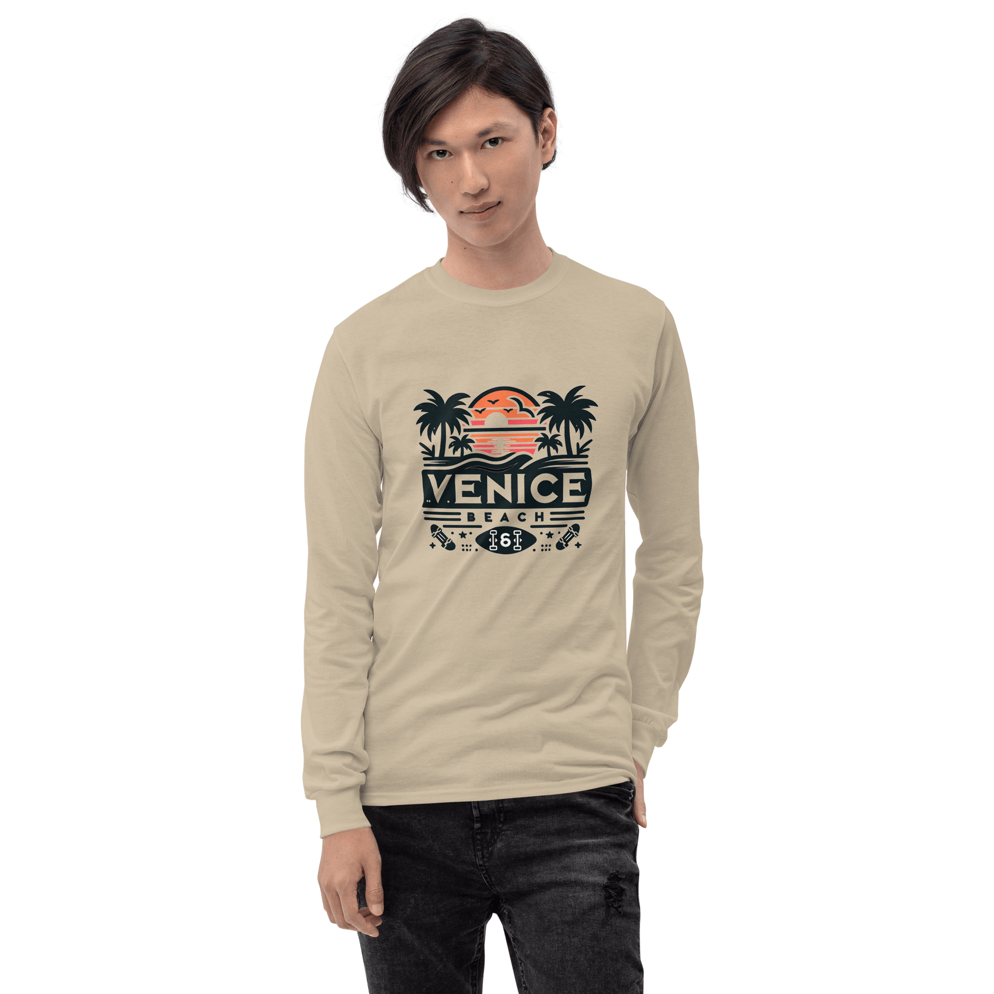 Herren Langarmshirt "Venice Beach" - Artexio