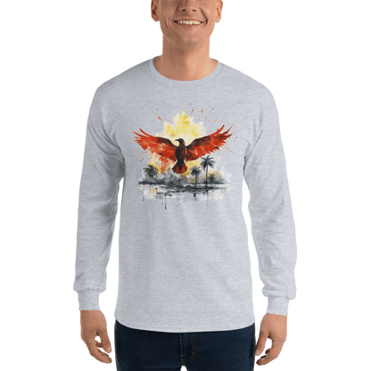 Herren Langarmshirt "Firebird" - Artexio