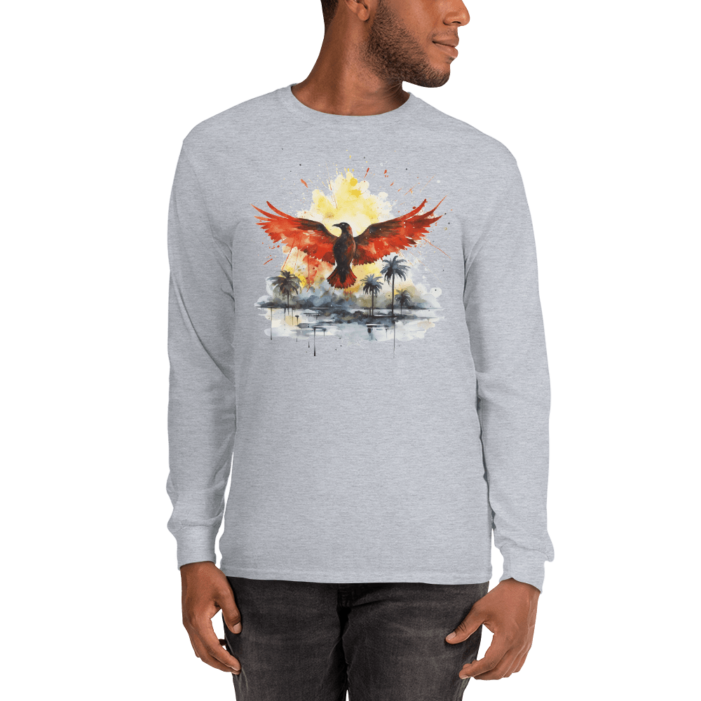 Herren Langarmshirt "Firebird" - Artexio