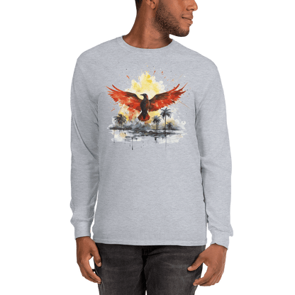 Herren Langarmshirt "Firebird" - Artexio