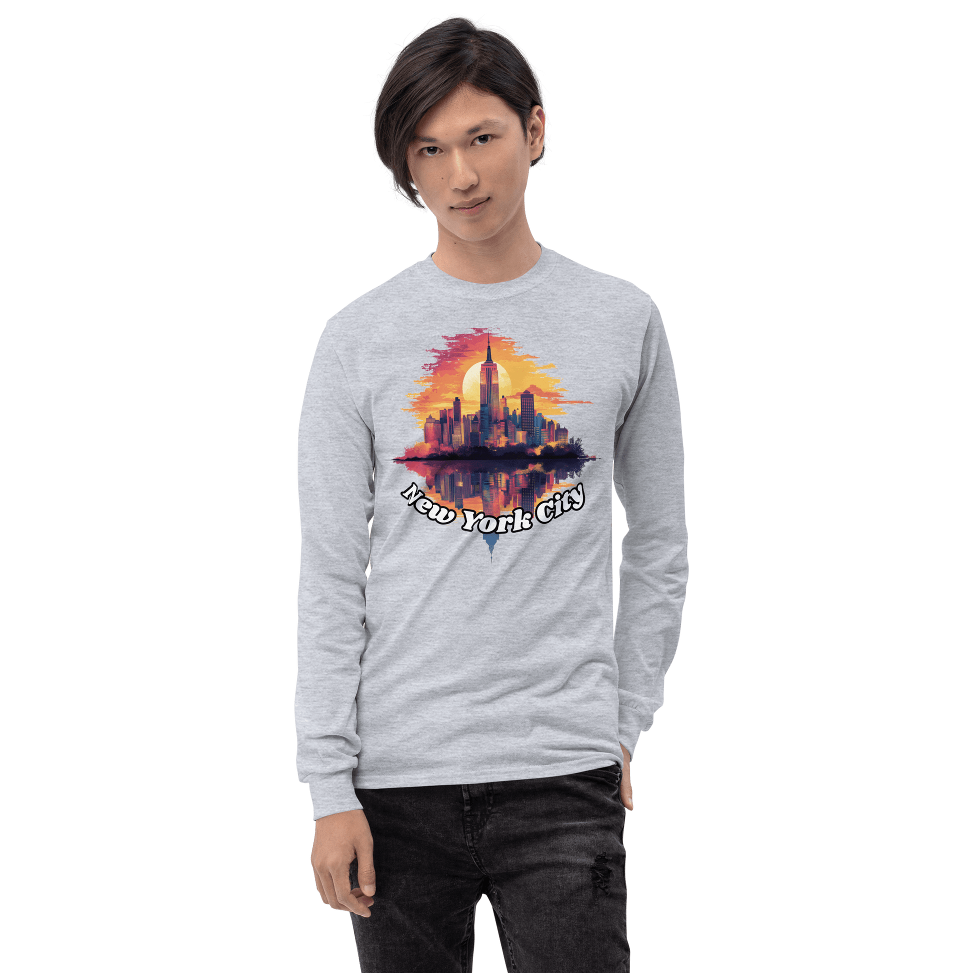 Herren Langarmshirt "New York City" - Artexio