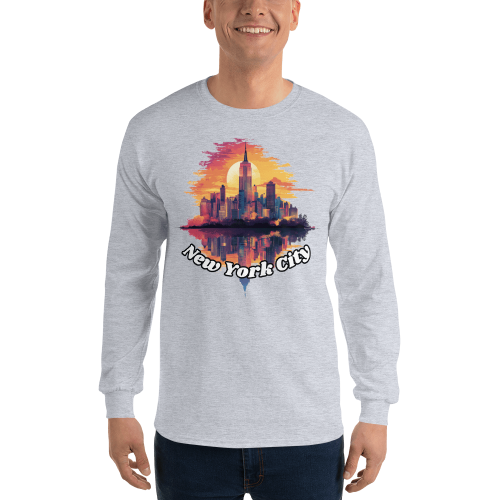 Herren Langarmshirt "New York City" - Artexio